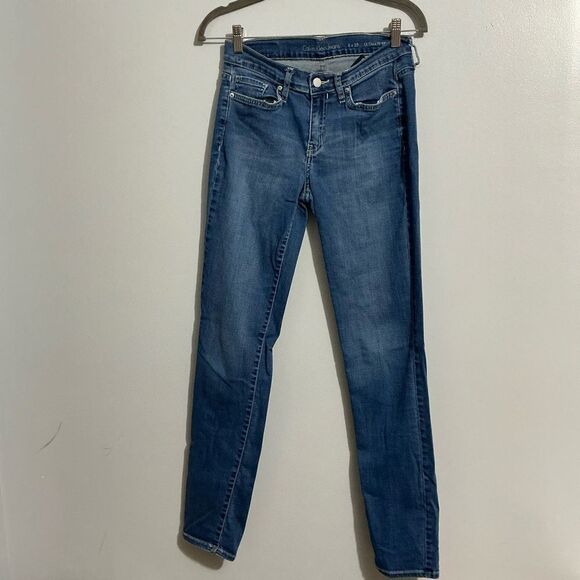 Calvin Klein Jeans Ultimate Skinny Womens W8xL32 Blue - Picture 1 of 7